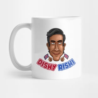 Dishy Rishi Sunak British Flag Mug